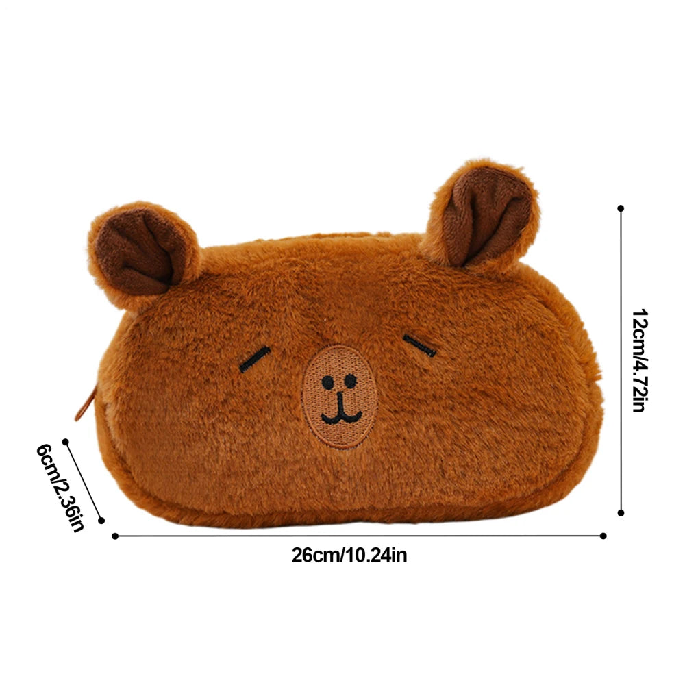 Pencil Cases For Kids Cute Cartoon Capybara Pencil Pouch Organizer Large Capacity Pen Bag School Stationeries Pencil Organizer Oasis Select 02