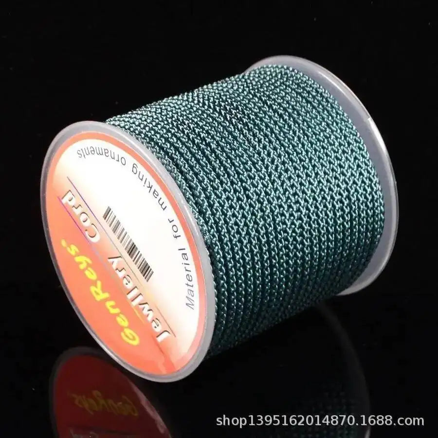 2.3mm 10meter Jewelry Thread DIY Bracelet Rope Thread Woven Rope Morandi Strands Line Woven Yarn Oasis Select Blue Green 10m 2.3mm