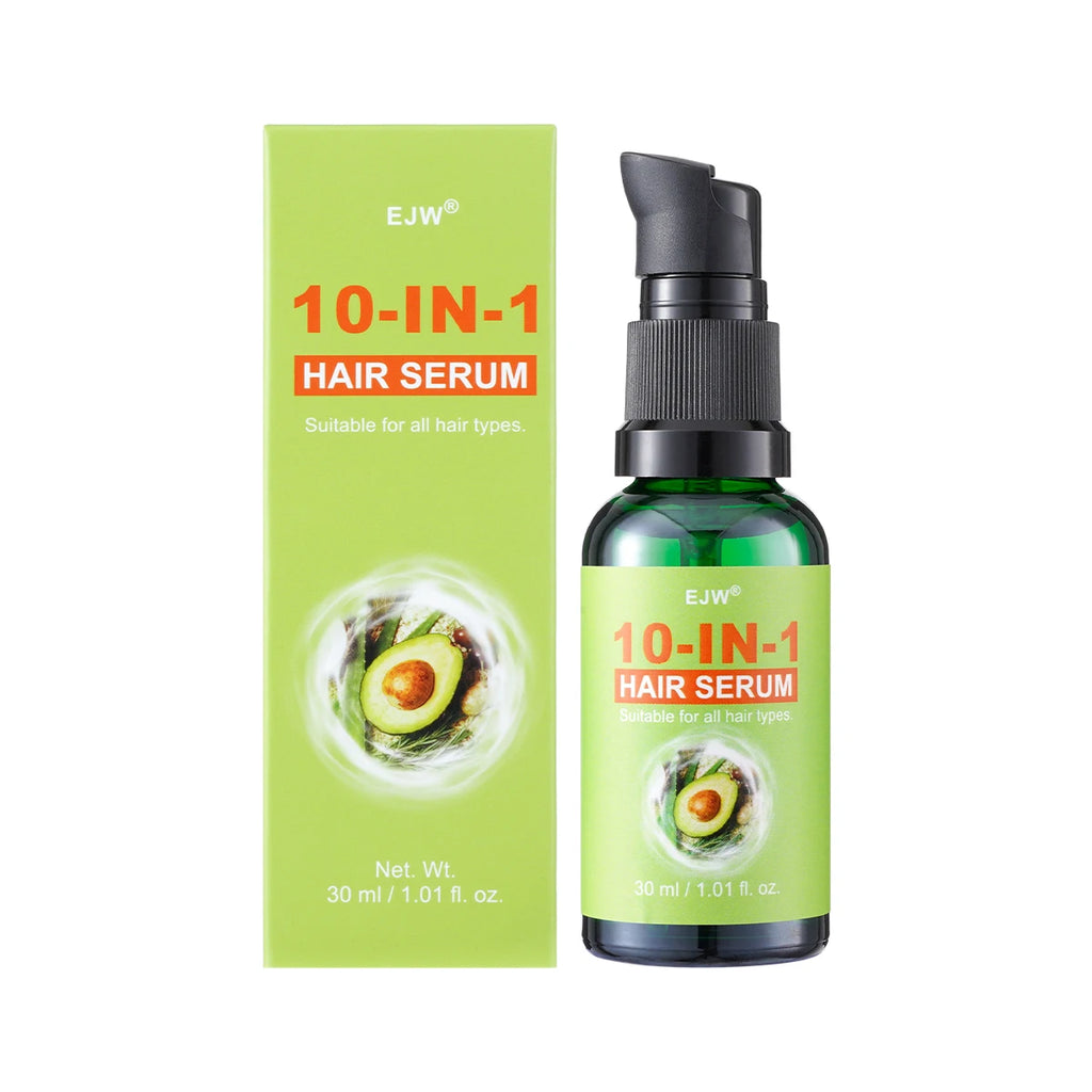 10-IN-1 Hair Oil for Frizzy, Dry Hair, Leave-In Conditioner for Long & Detangled Hair, Split Ends, Breakage , Reduces Frizz & D Oasis Select Nourishing