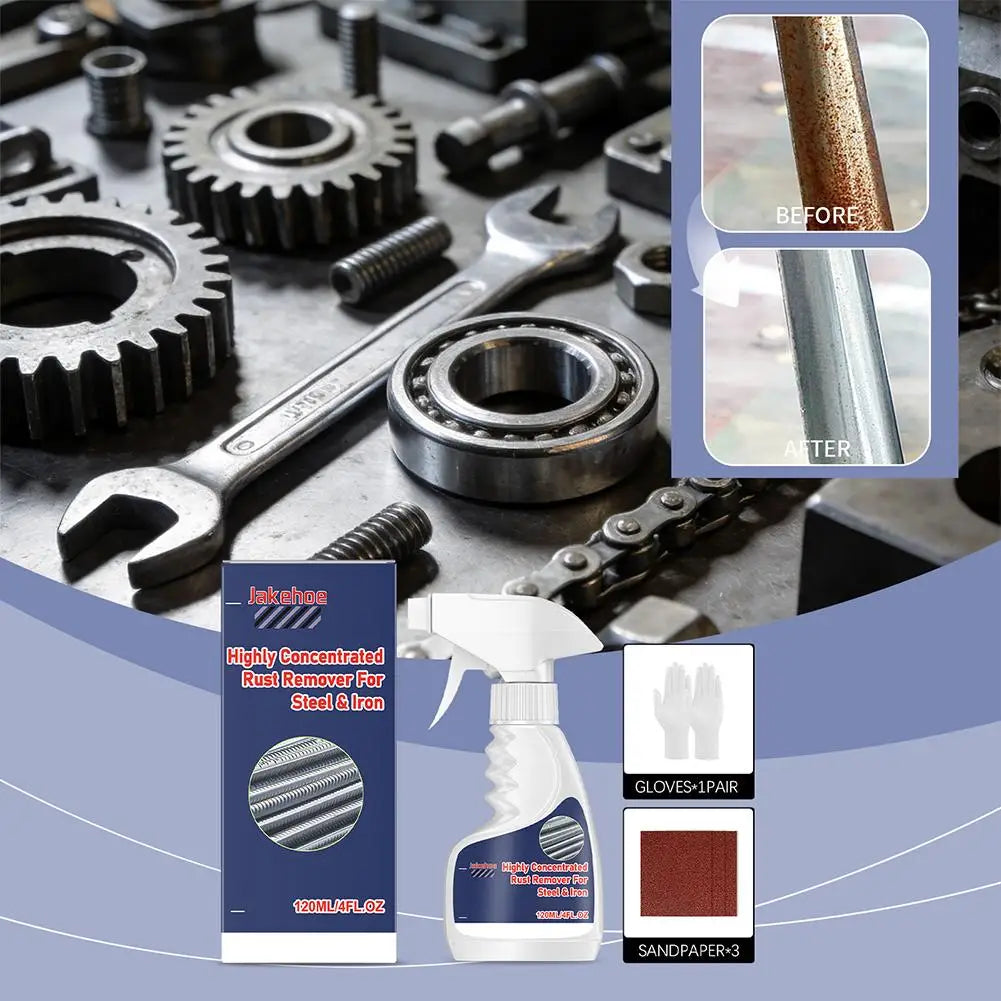 Steel Rust Remover Bolt and Screw Metal Rust Cleaning and Rust Removal Household Cleaner Oasis Select