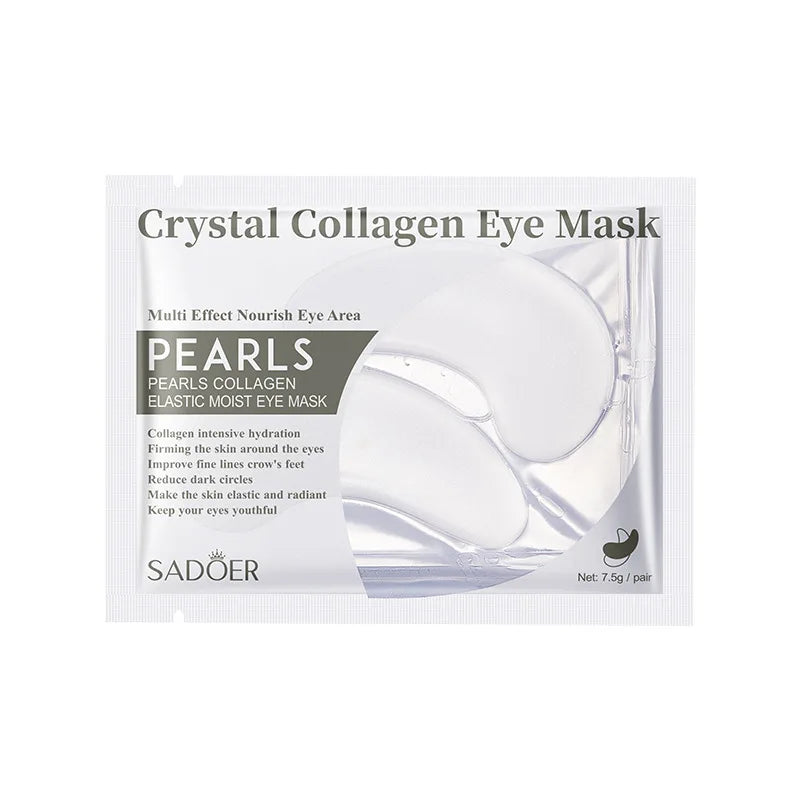 SADOER Collagen Eye Masks 10 Pairs – Hydrating & Firming Collagen Eye Mask Oasis Select Pearls 10Pcs