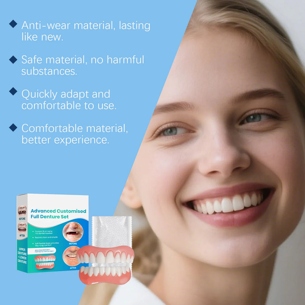 Adjustable Cosmetic Teeth Veneer Set – Smile Cover Kit Cosmetic Teeth Veneer Oasis Select