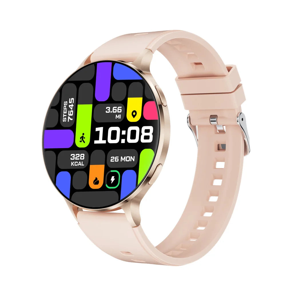 BT Call Smartwatch 1.75 Inch AMOLED Screen 6.9mm Ultra Thin Body Smart Watches Women Heartrate 3D Dynamic Dial Sports Lady Music Oasis Select GDPIS