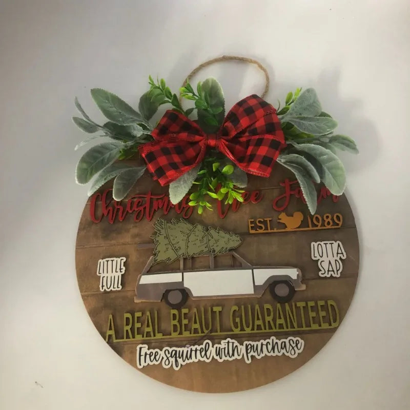 Fun Front Door Sign Christmas Decorations Wreaths Party Supplies Wooden Crafts Door Listing Oasis Select