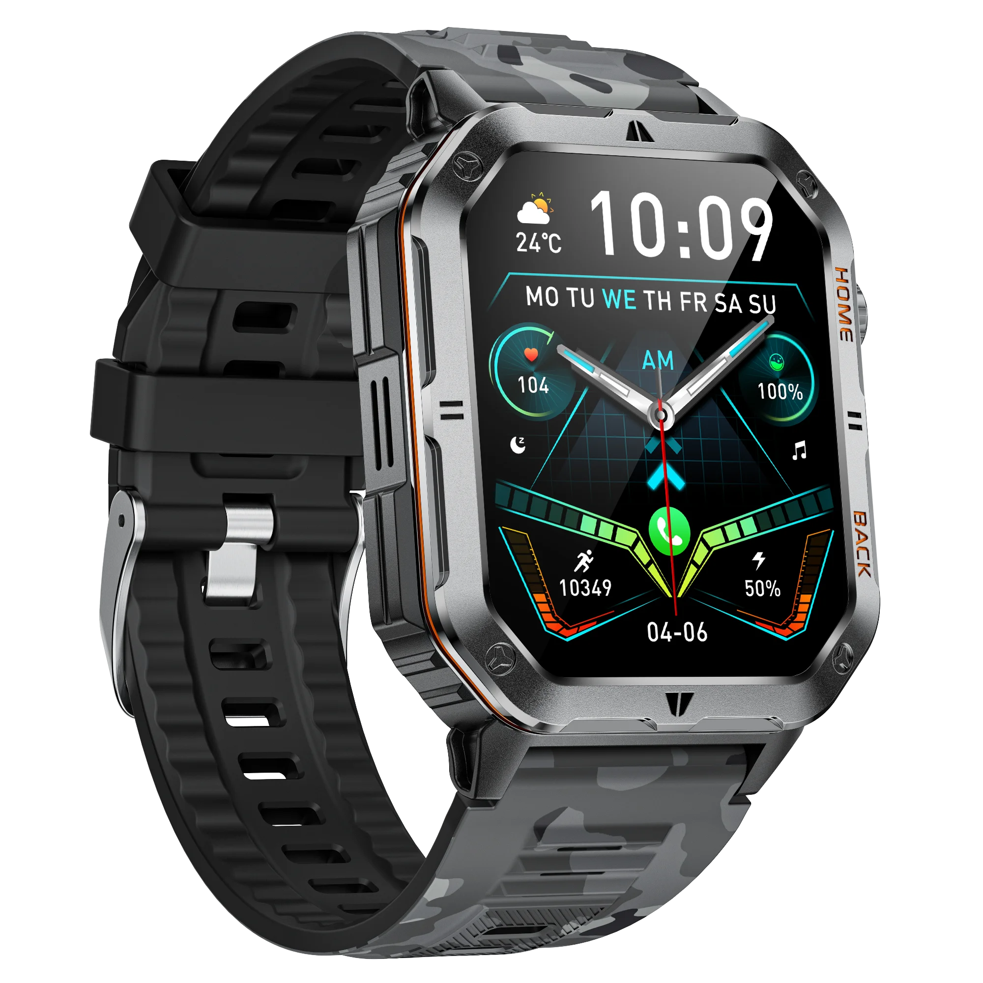 MINGCC Smart Watch 2.01" IPS, Wireless Call, 20-Day Battery