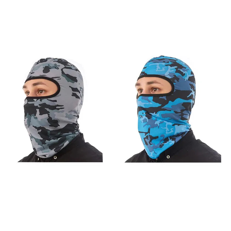 1/2pcs Men's Cycling Cap Balaclava Full Face Ski Mask Hood Hiking Camping Hunting Tactical Airsoft Cap Bike Hats Neck Gaiter Oasis Select 2pcs-mix 6