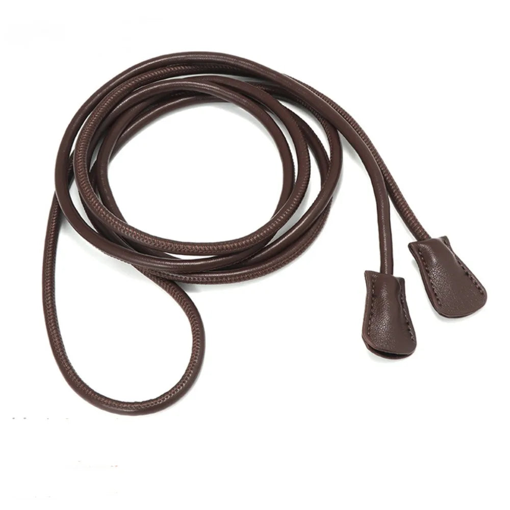 Waist Decoration Luxury Trendy Design Knotted Belt Vintage Versatile Punk Waistband Waist Tie Rope Oasis Select Coffee