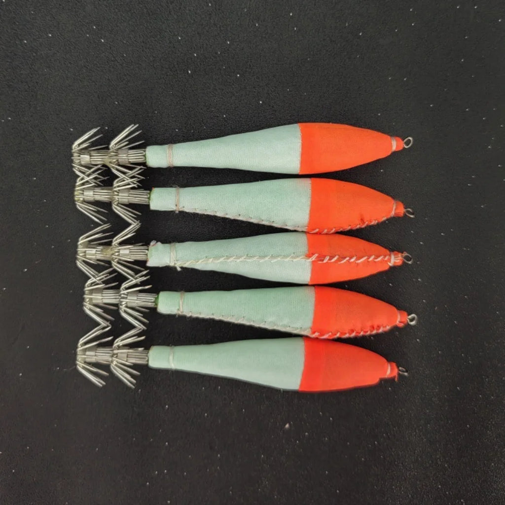 5pcs multi-color strong luminous squid needle 4.0 # octopus hook squid needle lure bait Oasis Select