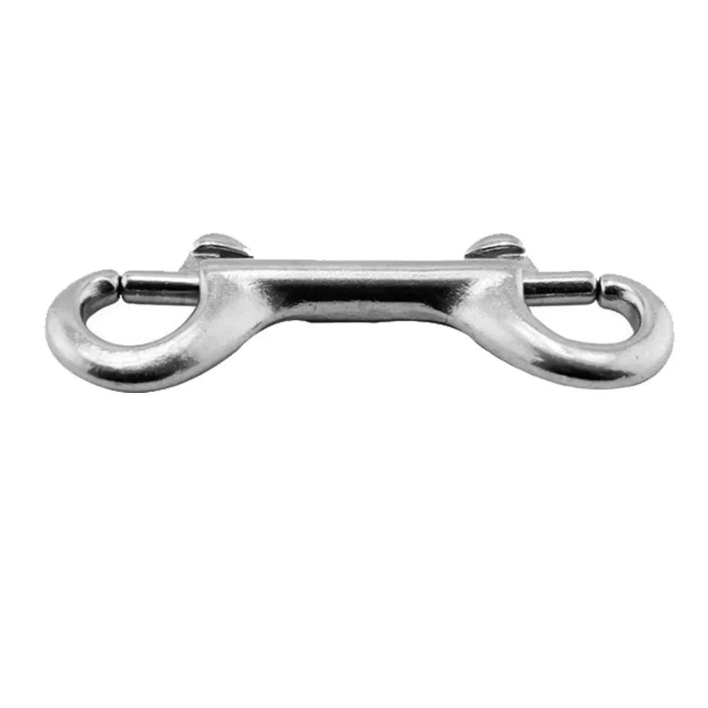 1PCS 2PCS 316 Stainless Steel Scuba Diving Eye Double End Snap Hook Marine Grade Boat Quick Release Key Ring Bolt Buckle Clip Oasis Select