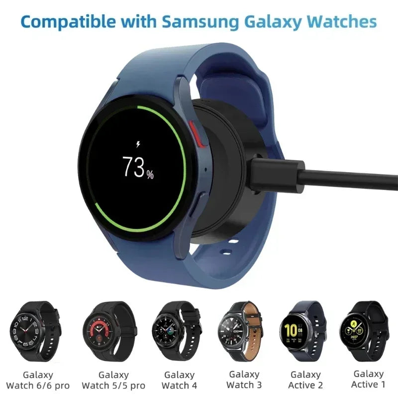 Keychain Charging Cable for Samsung Galaxy Watch 6 5 4 Active Smartwatch Charging Cable Oasis Select