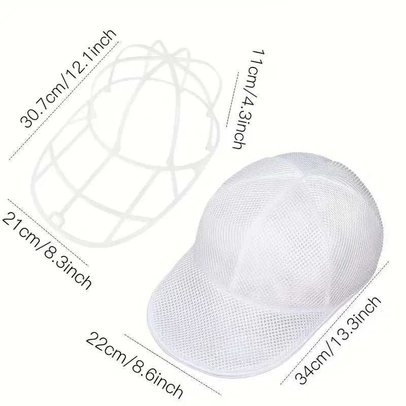 Hat Washer Anti Deformation Sturdy Hat Protection Frame Baseball Cap Cleaner Laundry Organizer Household Laundry Accessories Oasis Select set