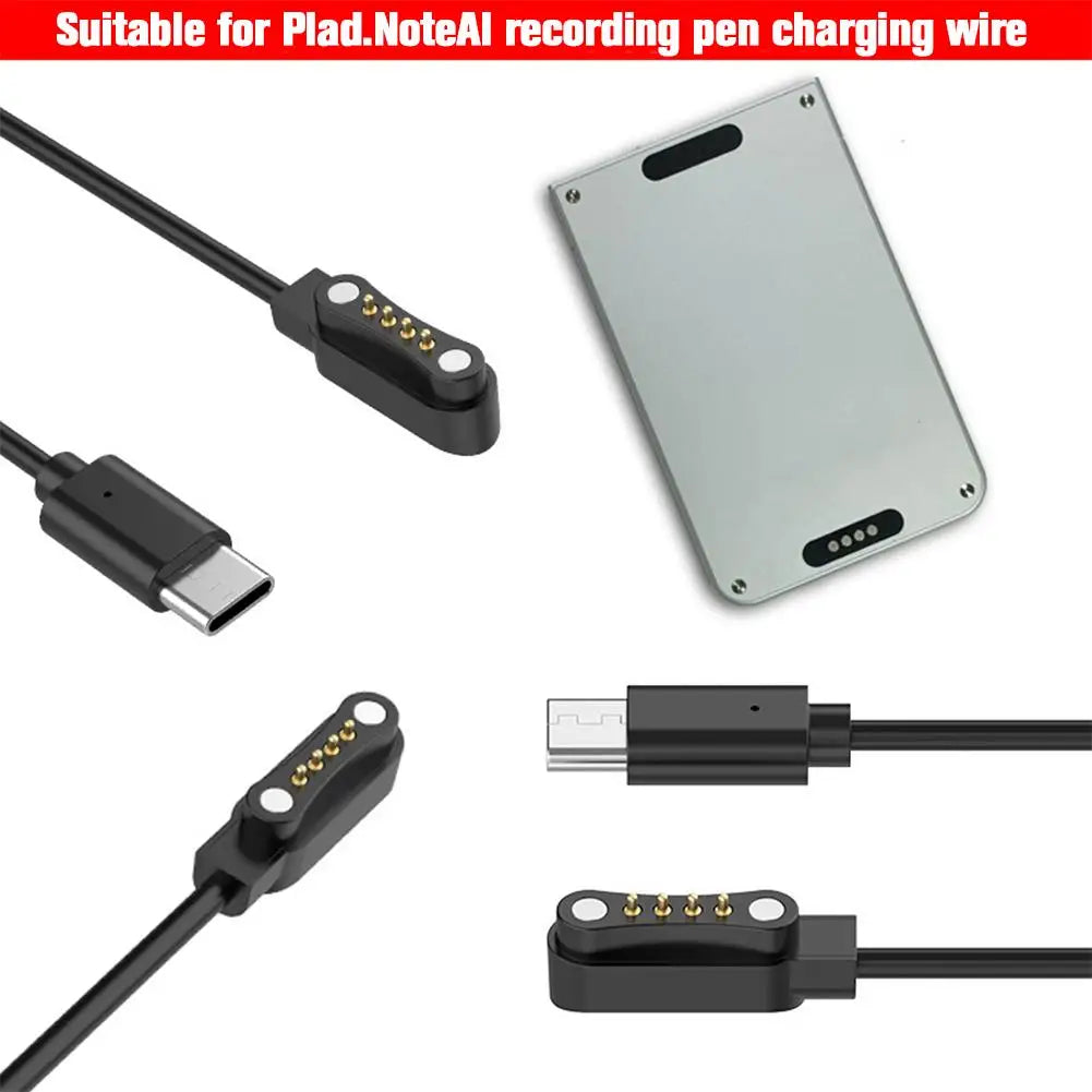 PLAUD Note AI Voice Recorder Magnetic USB-C Charging Cable 1m