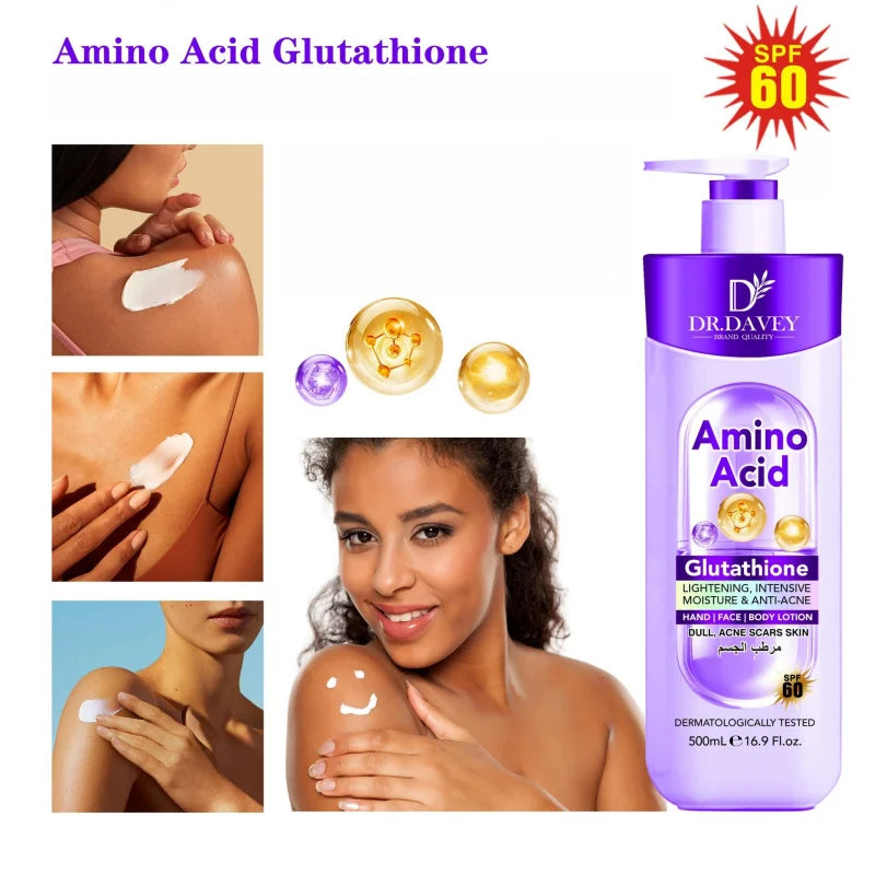 DR.DAVEY Glutathione Body Lotion – Hydrating Moisturizer 500g