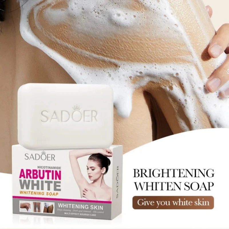 Sadoer Niacinamide Arbutin Brightening Facial Soap | Face & Body Brightening Facial Soap Oasis Select