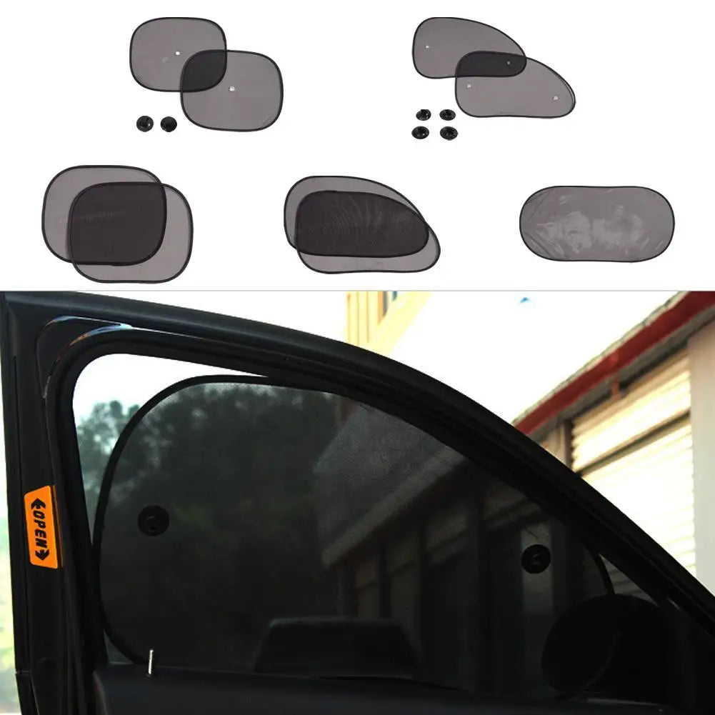 2-Pack Mesh Car Side Window Sun Shades – UV & Heat Blocking Car Window Sun Shade Oasis Select