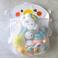 Organizer Kids Tidy Storage Suction Bathroom Bathtub Doll Hanging Bag Dinosaur Animal Baby Bath Toys Basket Mesh Bag Water Toys Oasis Select White duck