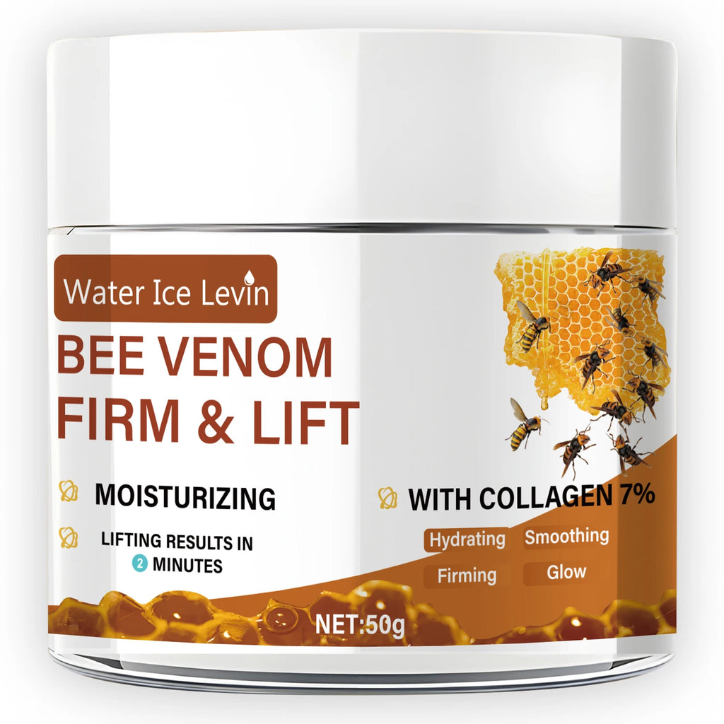 Bee Venom Facial Lifting Cream 50g – Collagen & Retinol Anti-Aging Face Cream Oasis Select One Bottle 50g