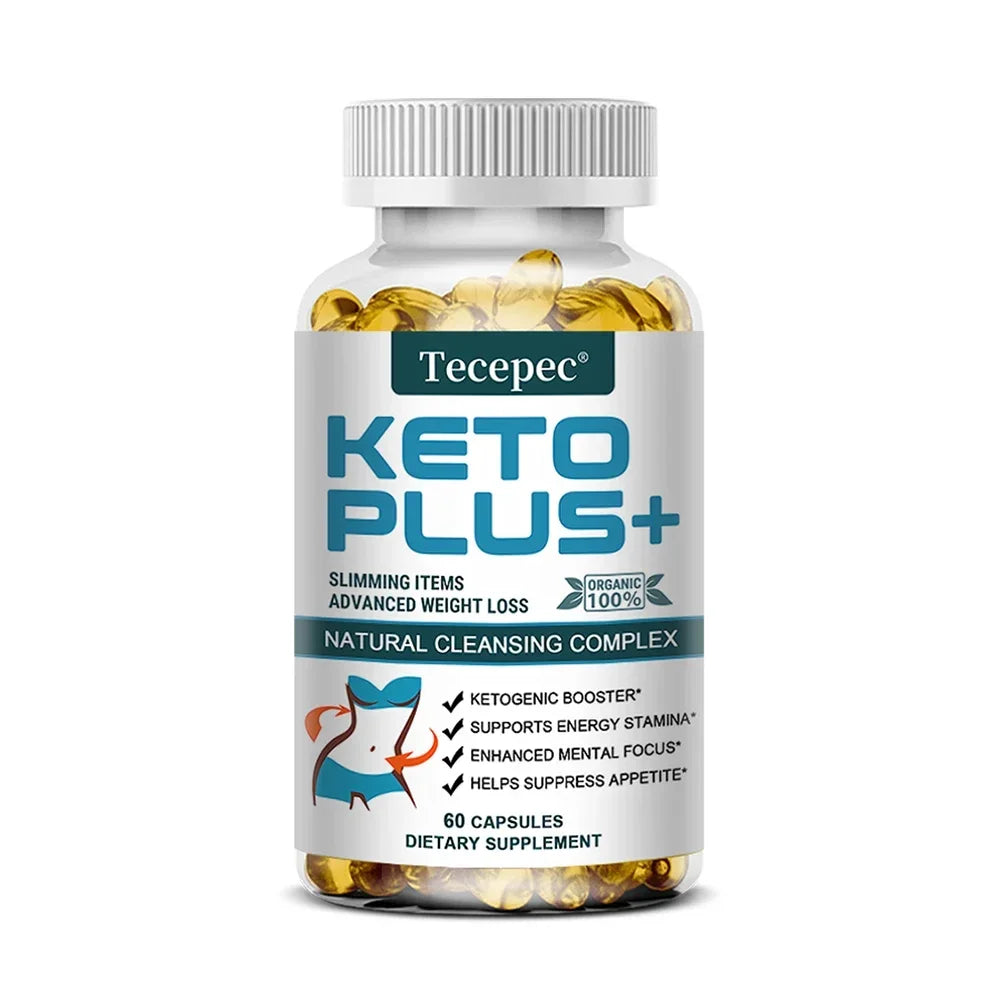 Keto Plus+ Fat Burning Capsules – Belly Fat & Weight Loss Support Keto Weight Loss Supplement Oasis Select 60 count-1 bottle