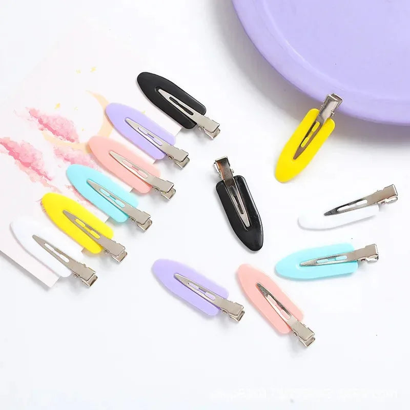 4/8/12pcs No Bend Seamless Hair Clips Side Bangs Barrette Makeup Washing Face Accessories Women Girls Styling Hairpins Oasis Select