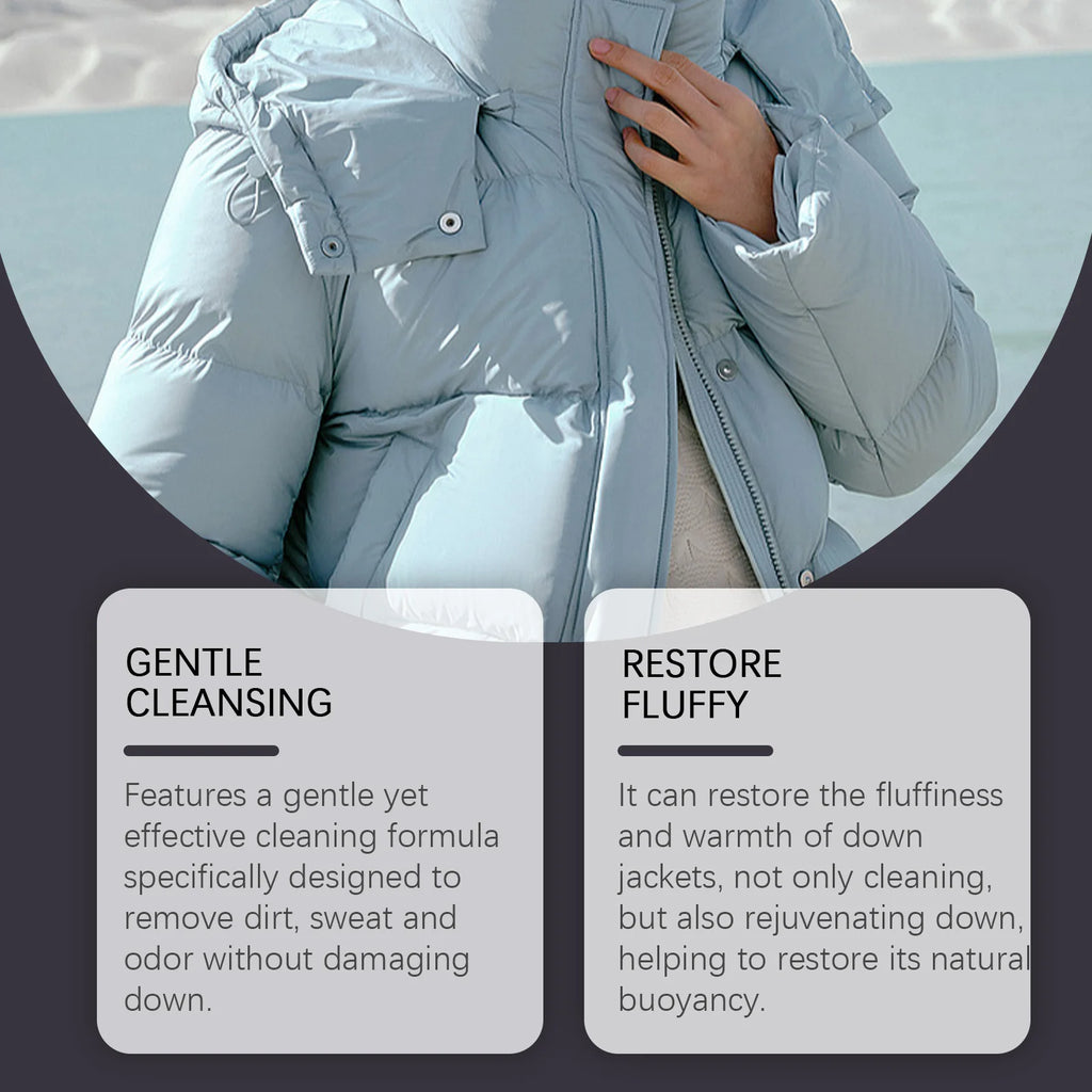 Down Jacket Dry Cleaner Oil Stain Remover Downwear Detergent Agent Eliminate Odor Keep Clothes Fresh Deodorization Gentle Wash Oasis Select