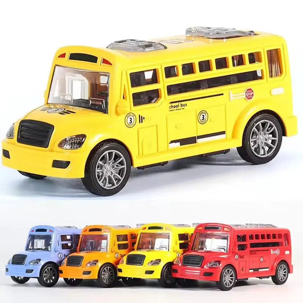 Inertia School Bus Toy with Openable Doors | Kids' Model