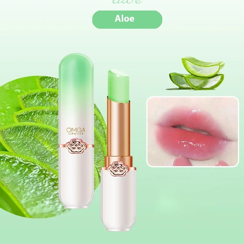 Color Changing Moisturizing Lipstick – Non-Stick, All Skin Types Color Changing Lipstick Oasis Select Aloe