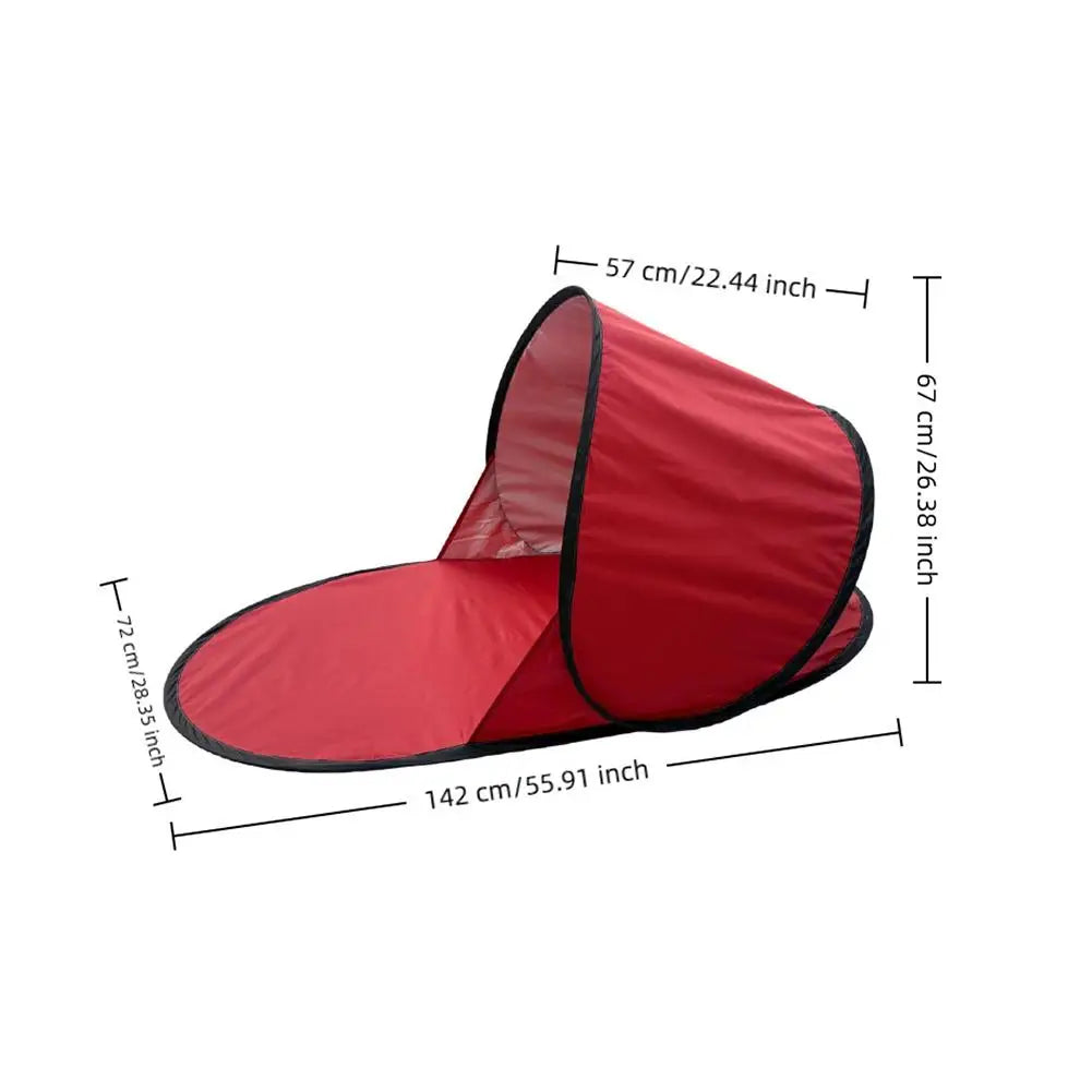 Pop-Up Beach Tent UPF50+ UV Protection – Ultra-Light 1-Person