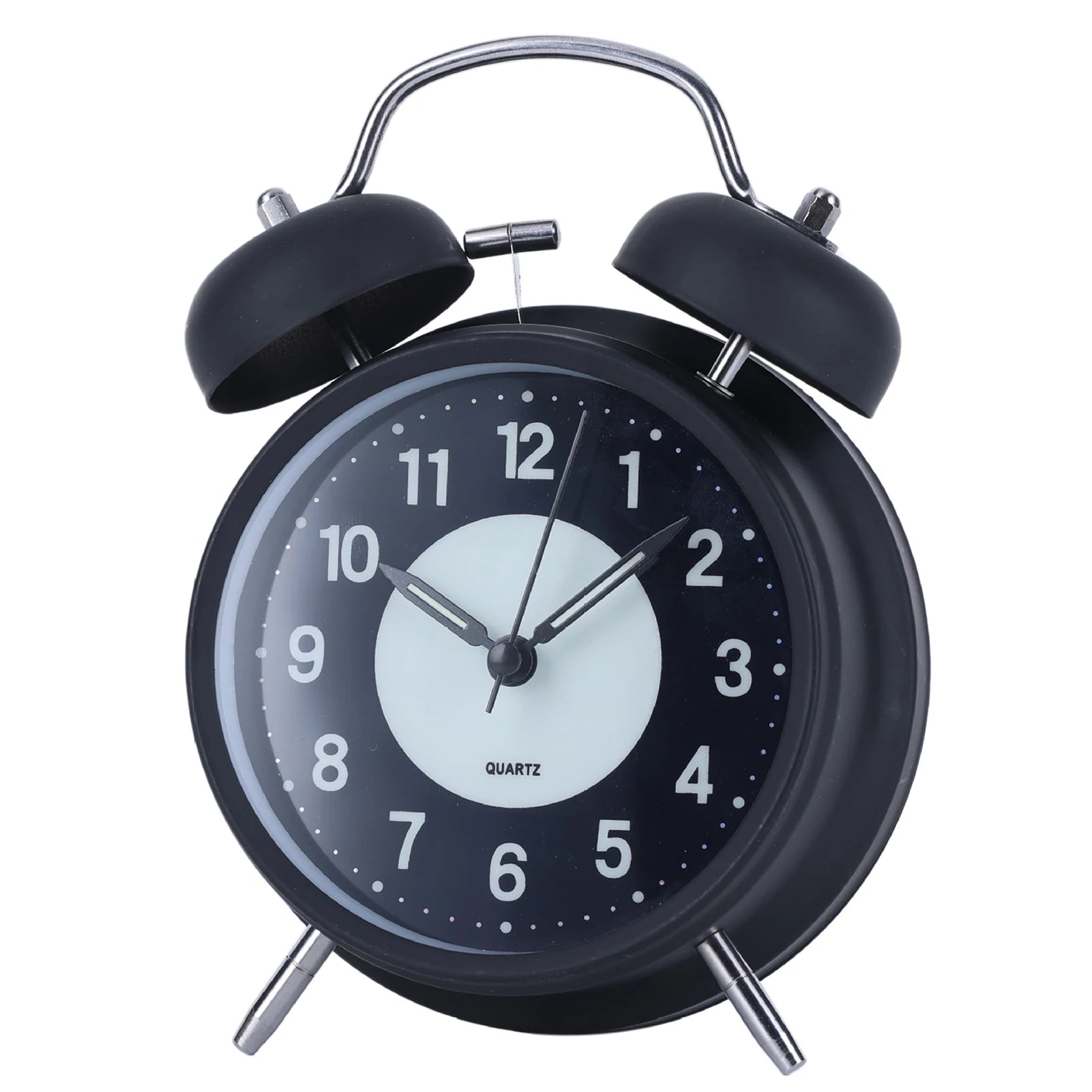 Vintage Twin-Bell Alarm Clock | Retro Analog Desk Clock
