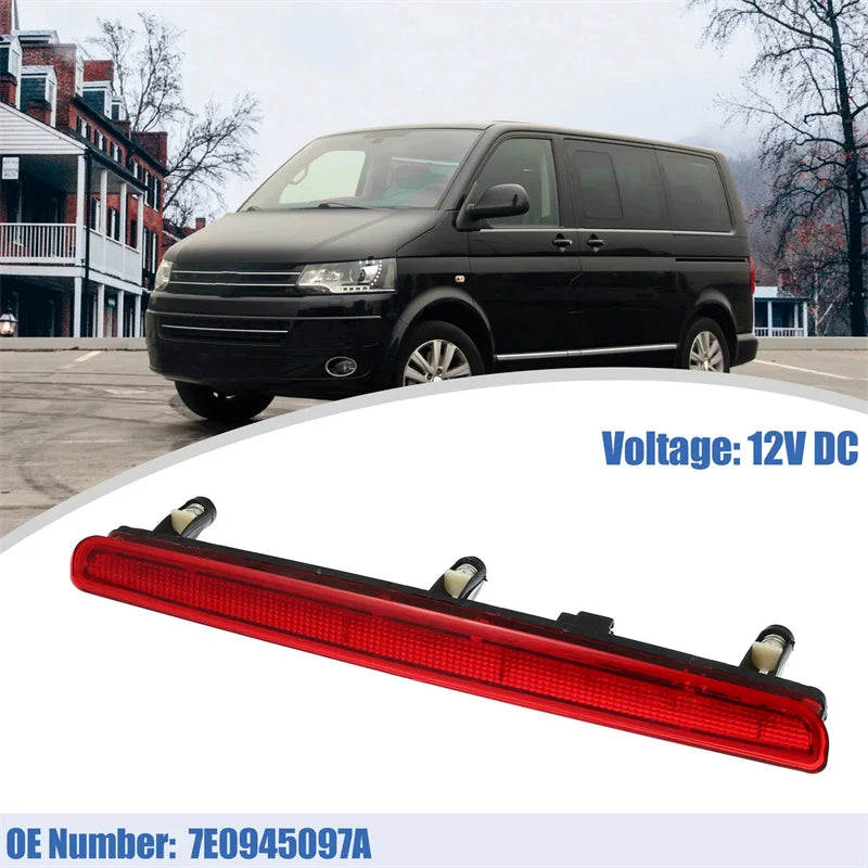 Third Brake Light For VW Transporter T5 2003-2015 7E0945097A LED High Level Mount Additional Rear Tail Stop Signal Warning Lamp Oasis Select