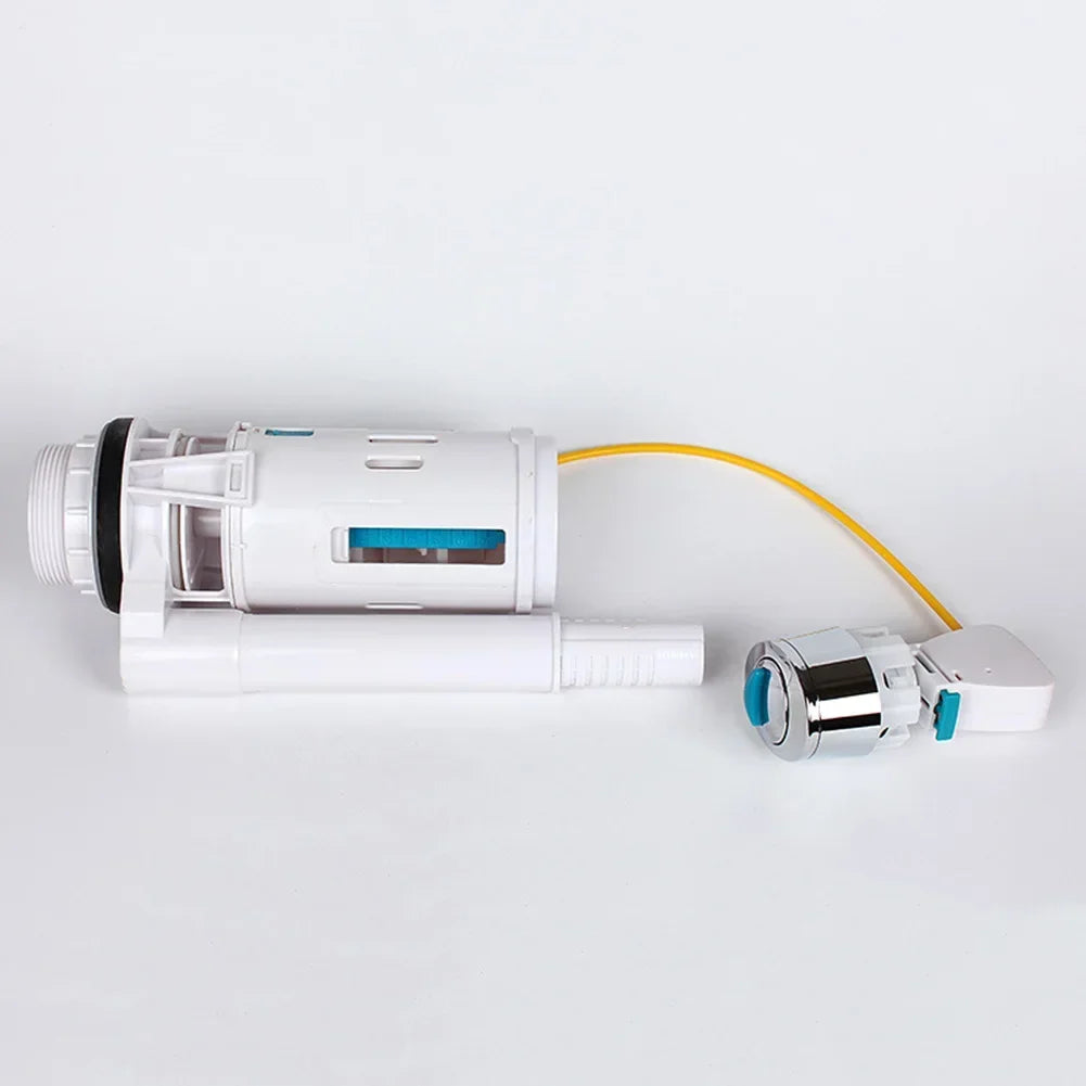 Push Button Dual Flush Valve Length 27.5cm Toilet Cistern White 1pcs Cistern Outlet Dual Flush Valve Practical Oasis Select