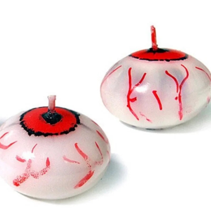 Halloween party Candle decoration props atmosphere floating Eyeball Candle Oasis Select 2pcs