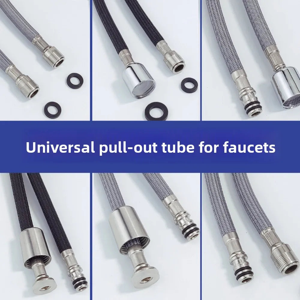 Bathroom Nylon High Pressure Flexible Smooth 1.5/2.0 Meter Shower Hose Flexible Handheld Anti Winding GI/2 Universal Pipe Tube Oasis Select