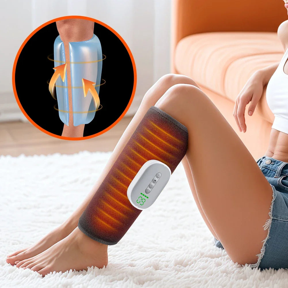 Heated Air Compression Calf Massager | 4 Modes & 8 Levels