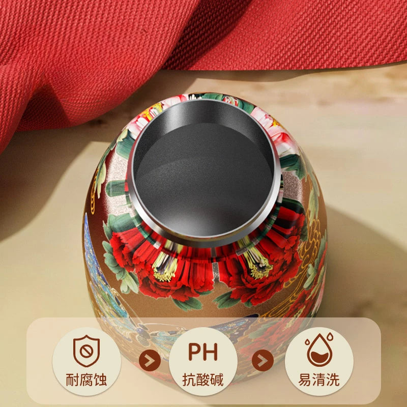 2025 New Mini Ceramic Thermos Cup Compact Portable Intelligent Temperature Lasting Insulation Small Capacity Water Cup Oasis Select