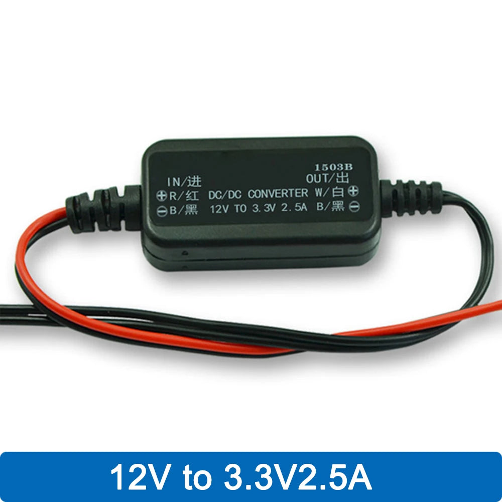 DC Step Down Converter 12V to 3.3V-9V 2.5A Waterproof Auto Protection Vehicular Car Power LED Current Stabilizer DC DC Converter Oasis Select 3.3V
