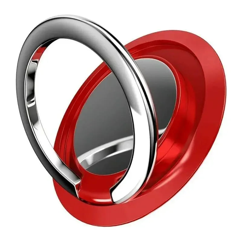 1/2pcs 360 ° Rotatable Ring Phone Holder, General Motors Magnetic Holder, Phone Back Sticker Pad Holder, Holder Oasis Select Red