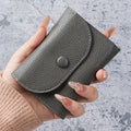 Women Wallets PU Leather Female Purse Mini Hasp Solid Multi-Cards Holder Coin Short Wallets Slim Small Wallet Zipper Hasp Oasis Select Gray