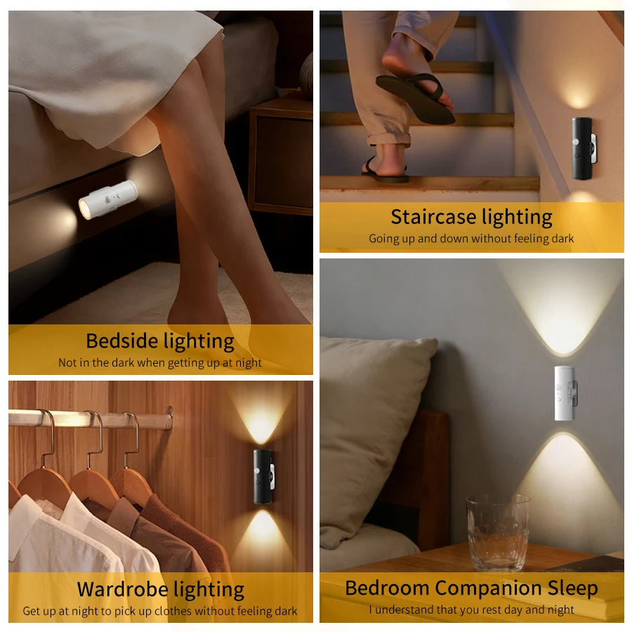 Motion Sensor LED Wall Light – Rechargeable 3-Color Spotlight LED Wall Light Oasis Select
