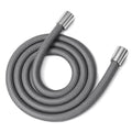1.5/2.0 Meter Bathroom Nylon High Pressure Smooth Shower Hose Flexible Handheld Anti Winding GI/2 Universal Pipe Tube Oasis Select Grey 2.0M