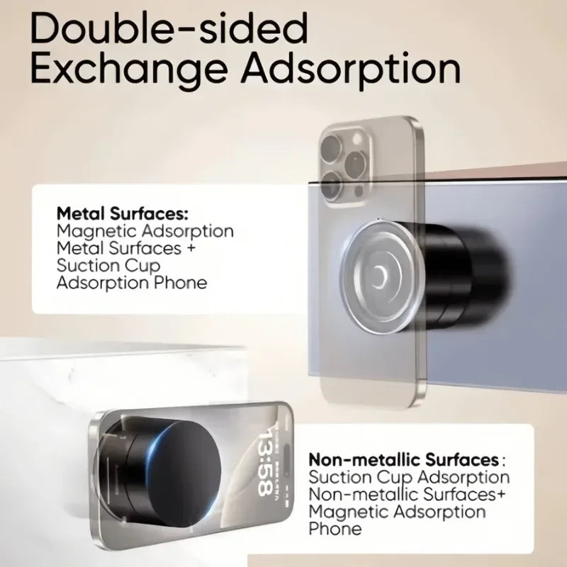 Original Vacuum Magnetic Suction Cup Folding Swivel Stand Double-sided Suction Cup For Universal Vacuum Swivel Stand Mobile Oasis Select