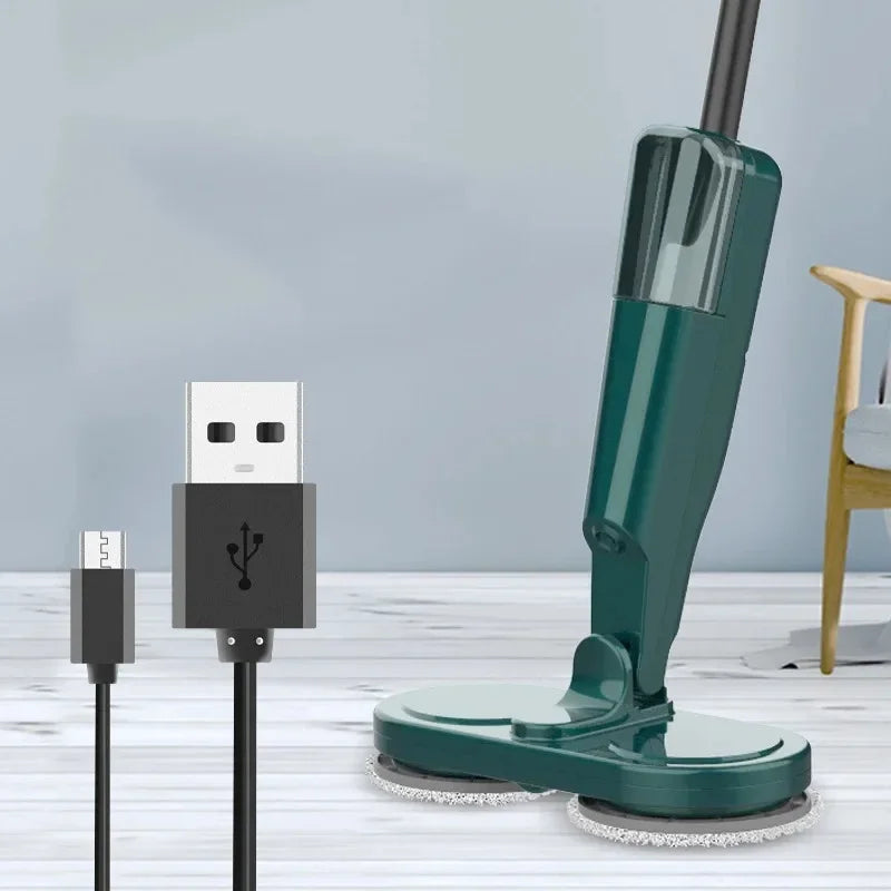 GUOHE Wireless Electric Mop with Spray & Steam | USB Rechargeable