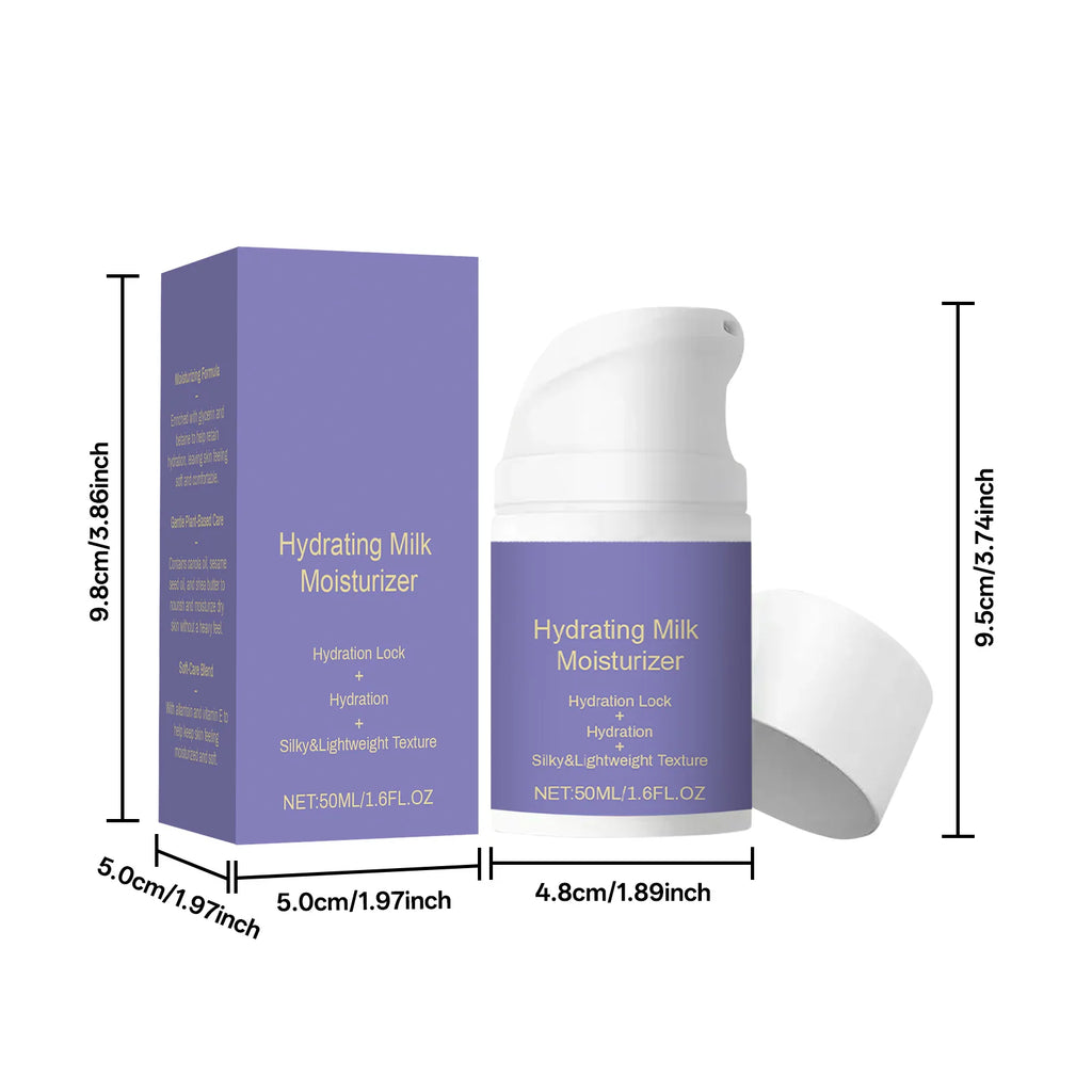 Hydrating Milk Moisturizer 50ml – Shea Butter & Glycerin Cream Face Moisturizer Oasis Select