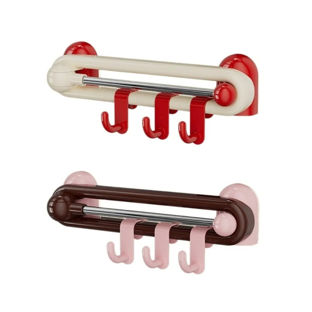 Adjustable Rotating Wall Hook – No-Drill Waterproof Storage Hook