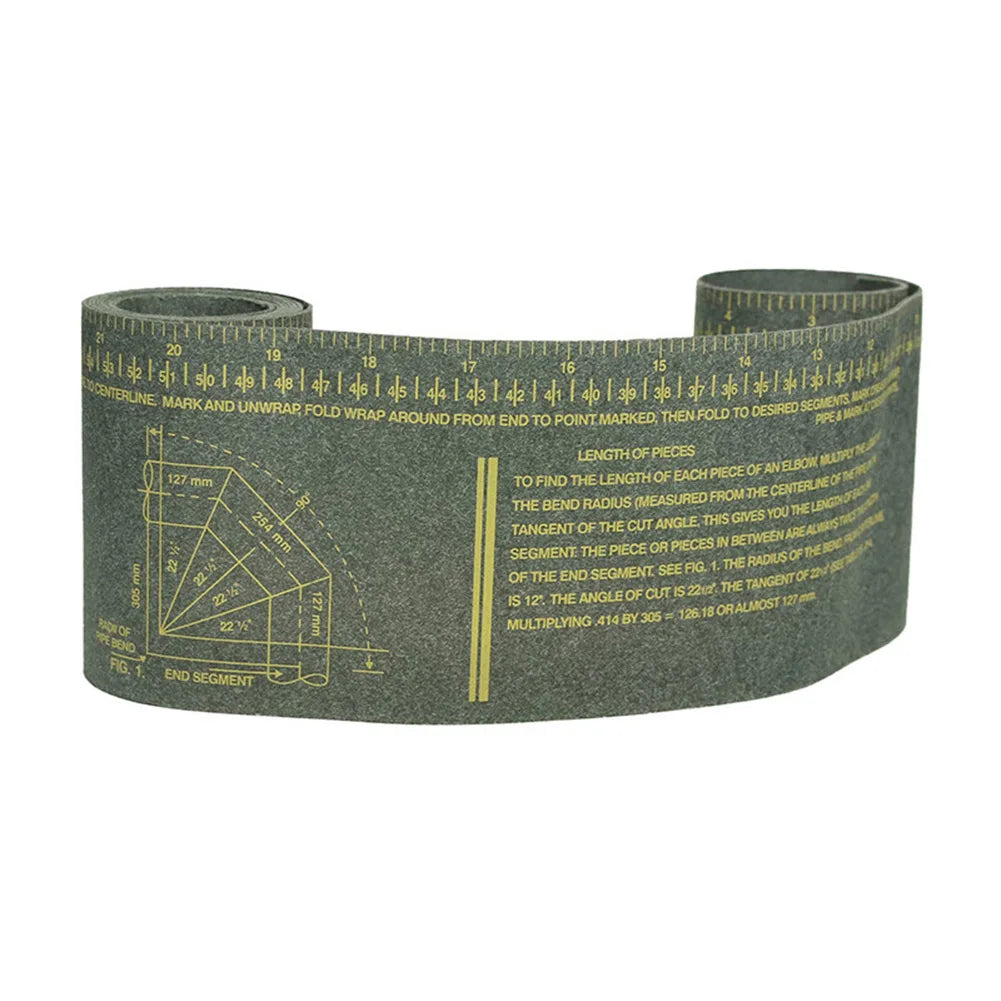Pipe Wrap-Around Measuring Tape | 1"–6" Pipe Fitter Tool