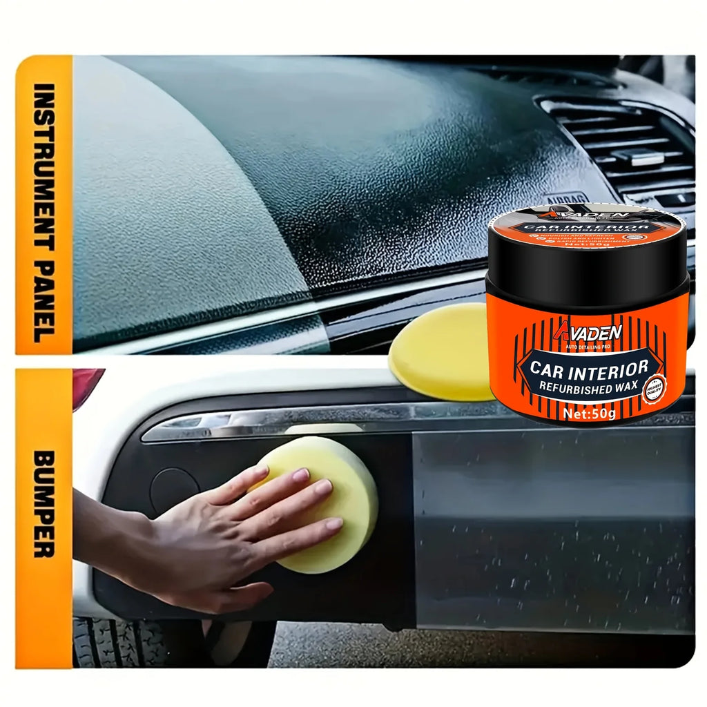 Greedy Tree Car Plastic Restorer Wax – Dashboard & Interior Polish