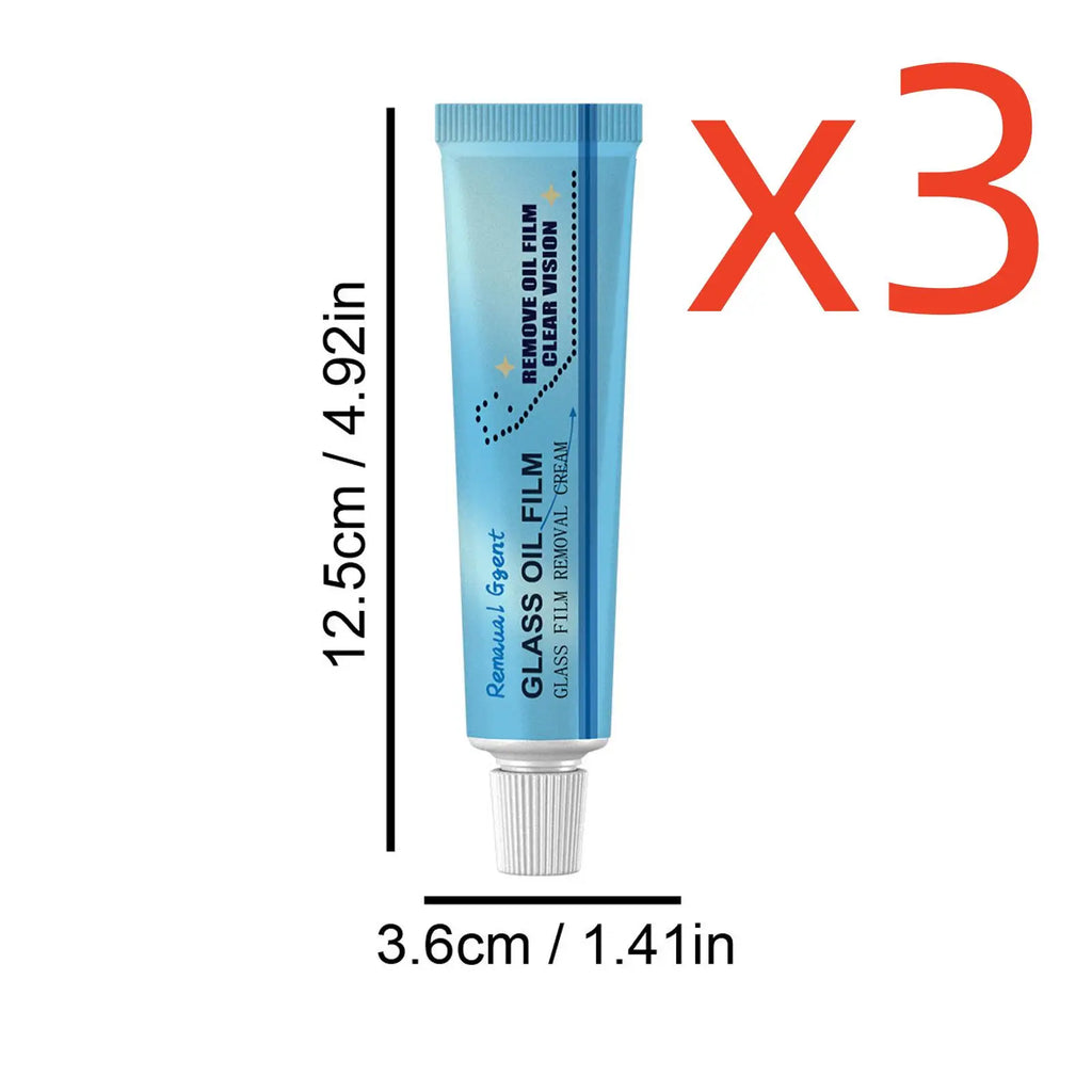 Car Glass Oil Film Remover Remove Stubborn Oil Film Dirt Stain Anti Smear Not Scratch Glass Restore Clarity Car Glass Cleaner Oasis Select 90g boxed
