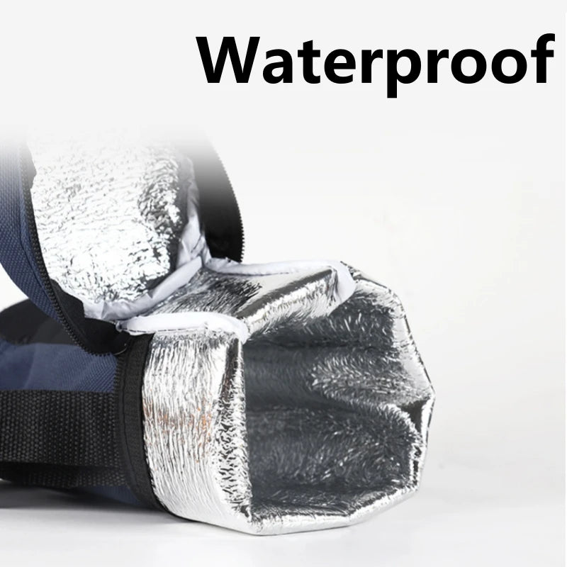 Water Bottle Tote Bag Universal Pouch Heat Preservation Insulated Cooler Bag Outdoor Traveling Camping Hiking Water Bottle Cover Oasis Select