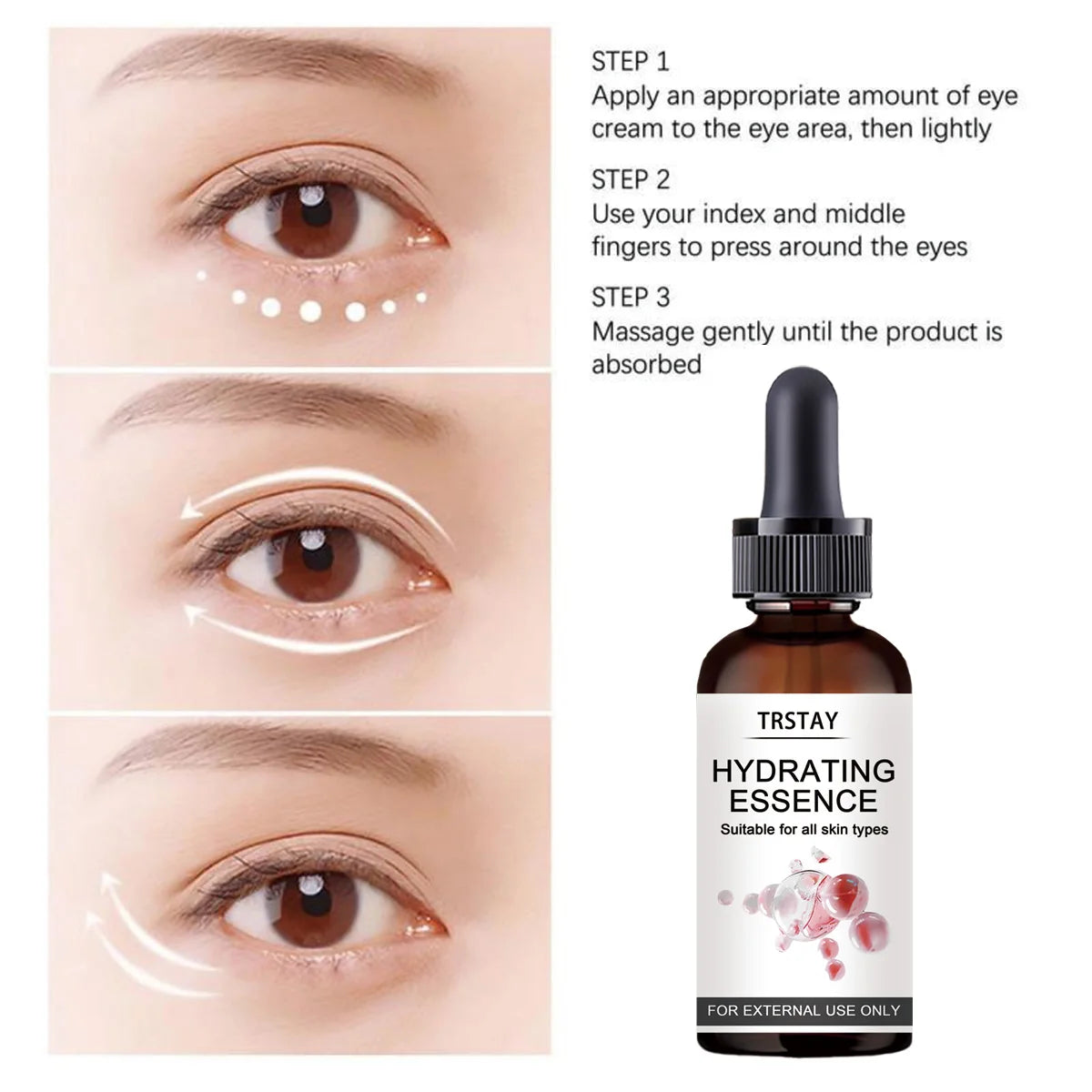 West&Month caffeine eye oil fades fine lines crow's feet eye lines to remove eye bags and dark circles under the eyes Oasis Select