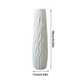 Large floor vase simple European-style plastic vase for hydroponics suitable for dried flower arrangements plant pots for homes Oasis Select White