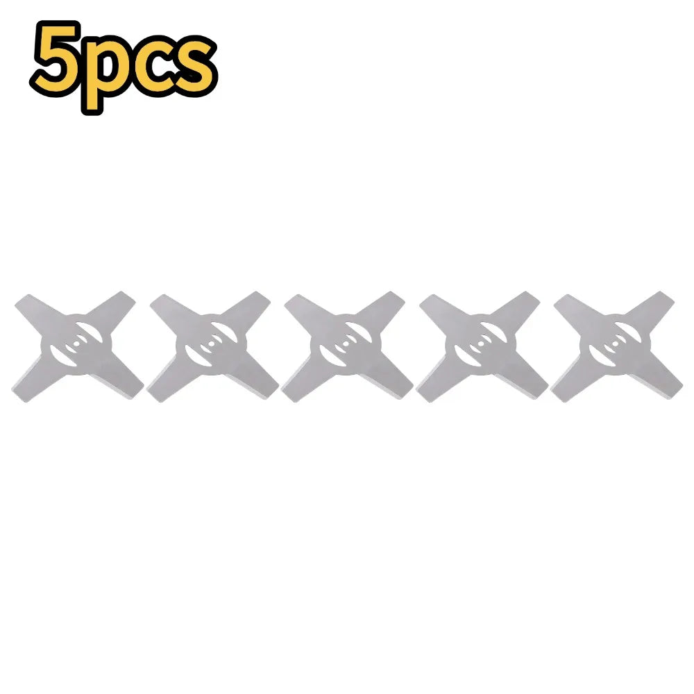 150mm Universal Stainless Steel Grass Trimmer Blade 3/4T Brushcutter Trimmer Blade Oasis Select 5pcs